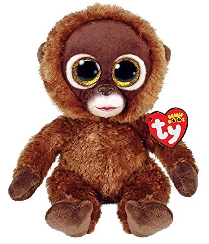 TY - Beanie Boo Aapje Chessie - 15 CM - Bruin