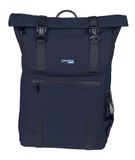 DONAU TRAVEL London Laptop Rugzak Waterdicht/Notebook tot 15,6 inch / 18 l/Marineblauw/Uni Dagrugzak voor Vrouwen & Mannen/Elegante Reisrugzak Dagrugzak voor Reizen, Fietsen, School
