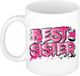 Bellatio Decorations Mok Zus - Roze - Keramiek - 300 ml
