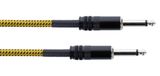 Cordial 14763 audio kabel 1,5 m 6.35mm Zwart, Geel