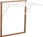 Merkloos Sèche-linge mural - Aluminium/Bois - Marron - Pliable - Extensible