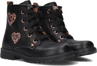 Ton & Ton Hedvig Veterboots Meisjes Zwart Maat 22