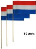 Witbaard Zwaaivlaggetjes Nederland 50st - 8717853780295