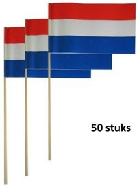 Witbaard Drapeaux Néerlandais 50 pièces - 8717853780295