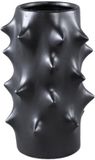 PTMD Pot de fleurs Oswaldo - 28x28x44 cm - Céramique - Noir