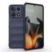 Motorola Coque Edge 70 Max en TPU - Robuste - Bleu Foncé