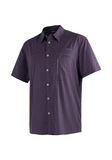 Maier Sports Mats Heren Shirt met korte mouwen - Grijze ruit - Maat 50