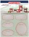 Leifheit zelfklevende deco-etiketten - 20 stuks - pastel