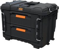 Keter Pro Gear XL Gereedschapskoffer - 2 lades - 56,6x38,5x41,1cm - Zwart