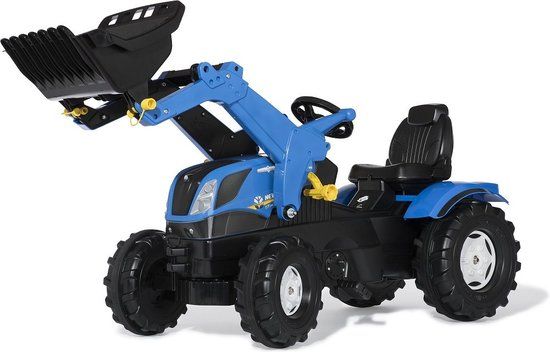 Rolly Toys RollyFarmtrac NH Tractor met Lader - Blauw/Zwart