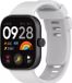 Strap-it Siliconen bandje met druksluiting - Lichtgrijs