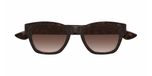 Alexander McQueen Am0530s Lunettes de soleil homme havane carrées marron 49mm