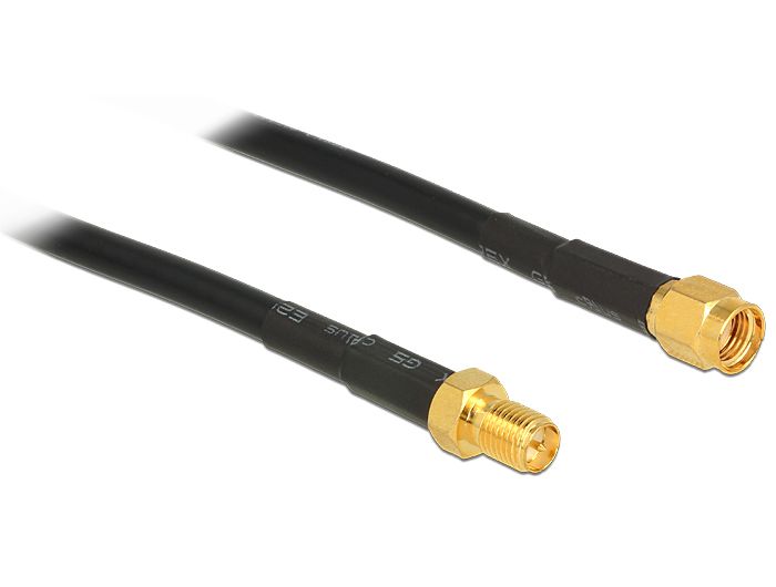 DeLOCK 1m CFD200 Kabel - Zwart