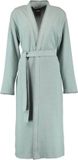 Cawö Cawö Badjas Women 812 Uni Kimono Groen Katoen Lang S