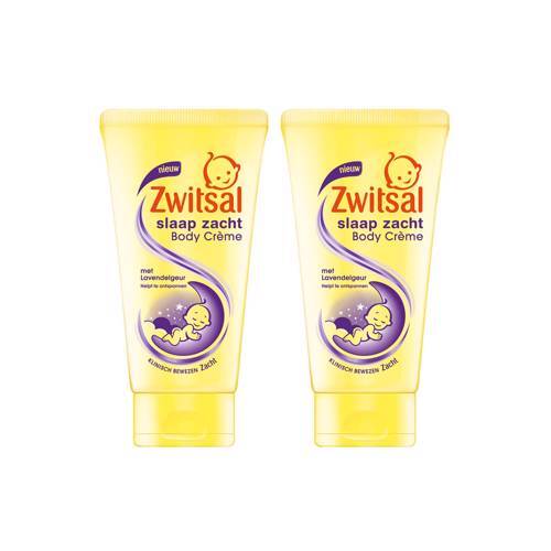 Zwitsal slaap zacht bodycrème lavendel - 2x150 ml - baby