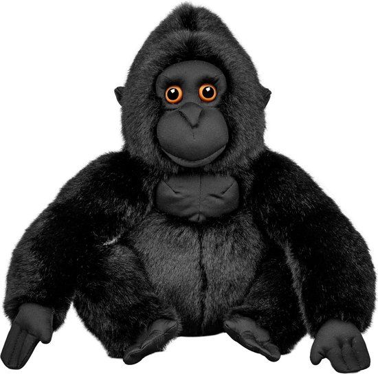 Animigos World of Nature Eco Gorilla 28cm - Pluche Knuffeldier
