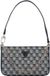 GUESS G Wave II Mini Top Zip Shoulder Bag Black Logo veelkleurig