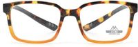 Montana MNR2B Leesbril met lange poten - Tortoise met Oranje +2.00 - Nekhanger - Rechthoekig