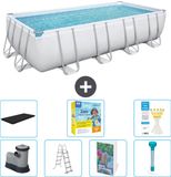 Bestway Rechthoekig Power Steel Zwembad - 549 x 274 x 122 cm - Grijs