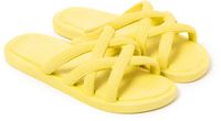 BRASILERAS Dames Slippers Geel - Maat 40