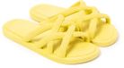 BRASILERAS Dames Slippers Geel - Maat 40