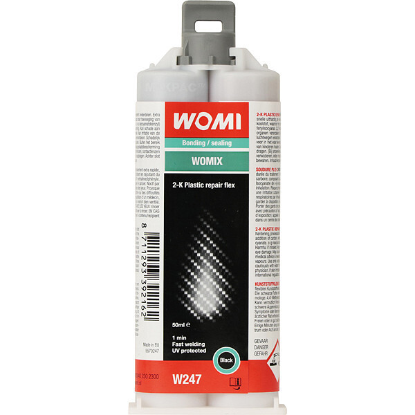 Womi W247 2K Plastic Repair Flex 50ml Zwart