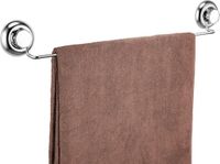 MaxHold Zuigschroef enkele handdoekstang 18 inch