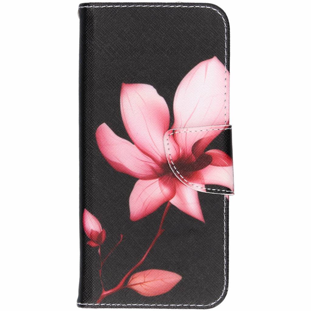 - Bloemen design TPU booktype hoes voor de Samsung Galaxy S8