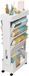 OEM Mobiele bureauorganizer, 5 niveaus, met wielen, smal