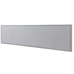 Bisley Scheidingswand Quattro desk basic Licht grijs 180 x 35 cm