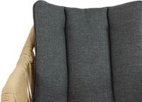De Laan Projects Tuinset Ronde tuintafels 4 personen 125 cm Aluminium/Rope Taupe