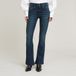 G-STAR 3301 Flare Wmn Dames Jeans - worn in icy blue
