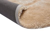 Vente-unique Shaggy tapijt met lange haren met reliëf - 160 x 230 cm - Donkerbeige - PIETRA