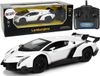 LEAN TOYS Voiture de sport R/c 1:24 Lamborghini Veneno Blanc 2.4 G Éclairage