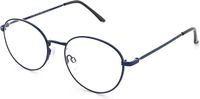 MPG Leesbril MLH061 +1.00 Blauw Metaal Rechthoekig Unisex