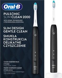 Oral-B Pulsonic Slim Clean 2000 Black - Elektrische tandenborstel - Zwart