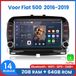 Awesafe Autoradio - Geschikt Voor Fiat 500 2016 t/m 2019 - 2GB+64GB - Draadloos Carplay Android Auto - GPS RDS Bluetooth - Navigatie - Zwart