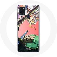 Maniacase Tasje voor Samsung Galaxy A21S Yamato Et Zoro One Piece Anime Poster