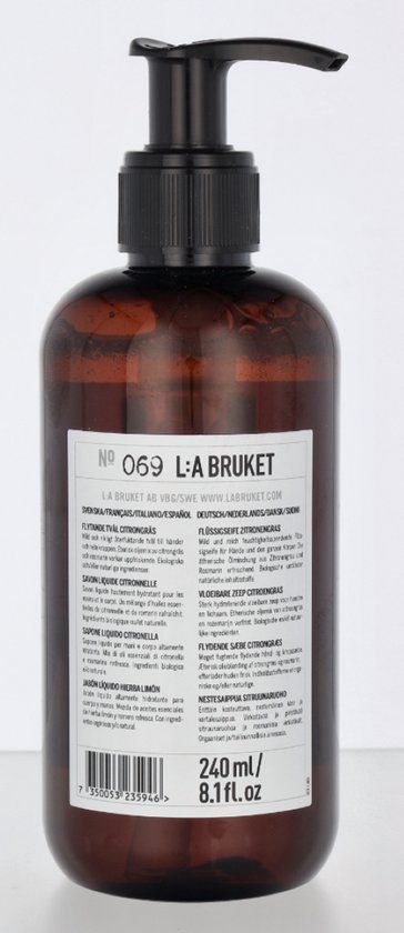 L:A Bruket Body Wash 240 ml - No.069 Lemongrass