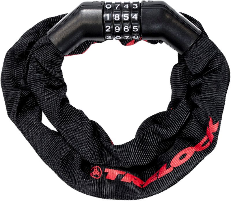 Trelock BC 360 Code Fietsslot 110 cm rood/zwart 2019