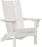 vidaXL Adirondack Stoel Wit HDPE