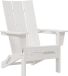 vidaXL Adirondack Stoel Wit HDPE