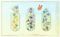 moses. Magnetische Boekenlegger Bloemenweide - Set van 3