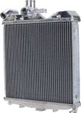 HELLA Radiateur pour refroidissement moteur, avec ailettes de refroidissement soudées, dimensions 340 x 368 mm, adapté entre autres pour PORSCHE 911