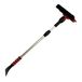 Petex 46030000 Sneeuwborstel/ijskrabber 4603 met rubberen lip, bezem 90° draaibaar, telescoopstang lengte 86-132 cm