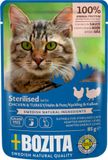 Bozita Gesteriliseerde Morsels in Saus 12x85g - Kip & Kalkoen