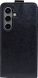 ShieldCase Flip Case - Leren Hoesje - Geschikt voor Samsung Galaxy S24 - Zwart