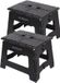 BUDDLEY Escabeau Pliant Noir M (SET)