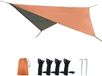 OEM EWERMET YETS SARL 3,2*2,5m kampeerluifel, waterbestendig en UV-bestendig tentdoek, lichtgewicht en draagbaar, oranje