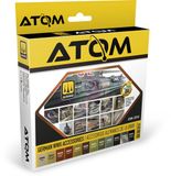 AMMO by Mig Jimenez Hobbyverf Acrylverf - MIG 20745 ATOM - Duitse Militaire Accessoires Kleuren WWII - Acryl Set 12x20ml